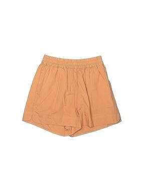 LMND Lemonade Shorts Womens Orange Cotton Casual Comfort XS